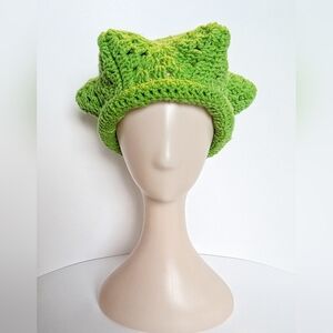 NEW, Star crown crochet beanie, handmade